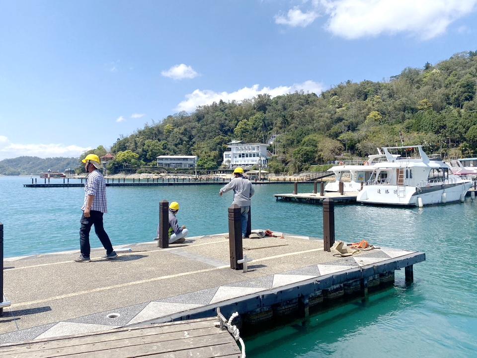 日月潭水位持續下降　日管處啟動第二階段碼頭浮排調整