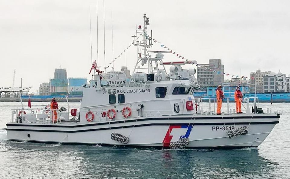 澎湖海巡隊再添新戰力　第3艘新型35噸進駐