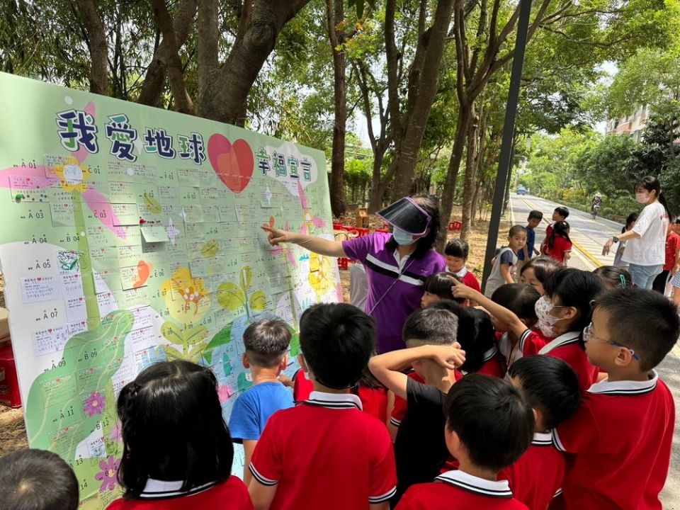 嘉市立幸福幼兒園「響應世界地球日～免廢市集來＋１」