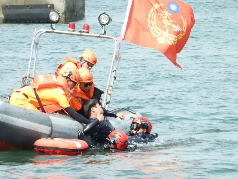 海巡隊聯合救生救難演練  訓練成果精實展現