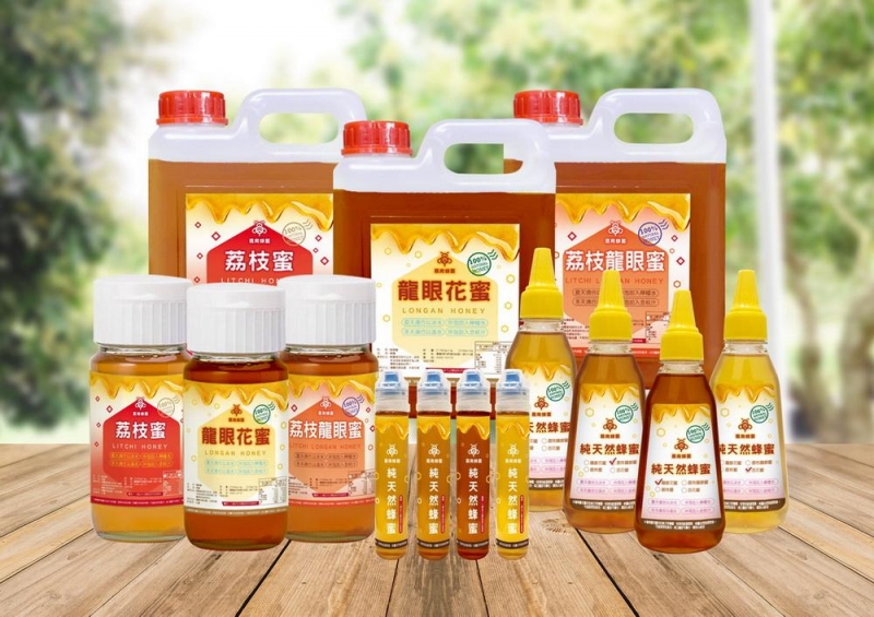 嘉南蜂園自產自銷「百分百天然純蜜」