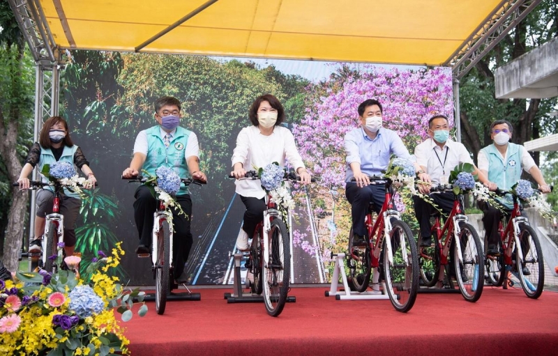 嘉義市環市自行車道啟用
