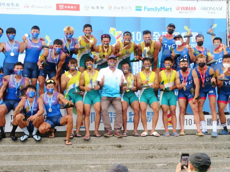 110年全國運動大會南投縣划船代表隊成績亮麗