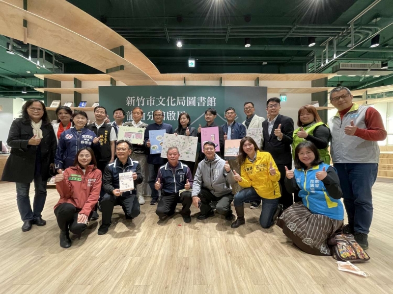 閒置大樓成森林系書房 竹市最大圖書館龍山分館正式啟用