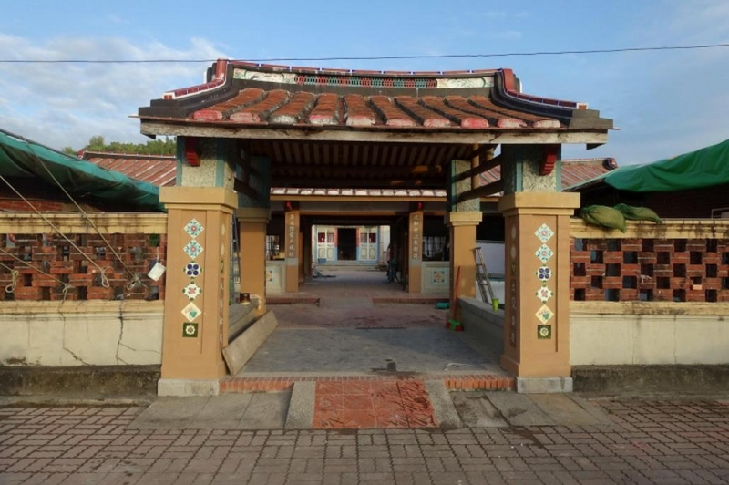 台南歷史建築鹿陶洋江家宗祠完工謝土