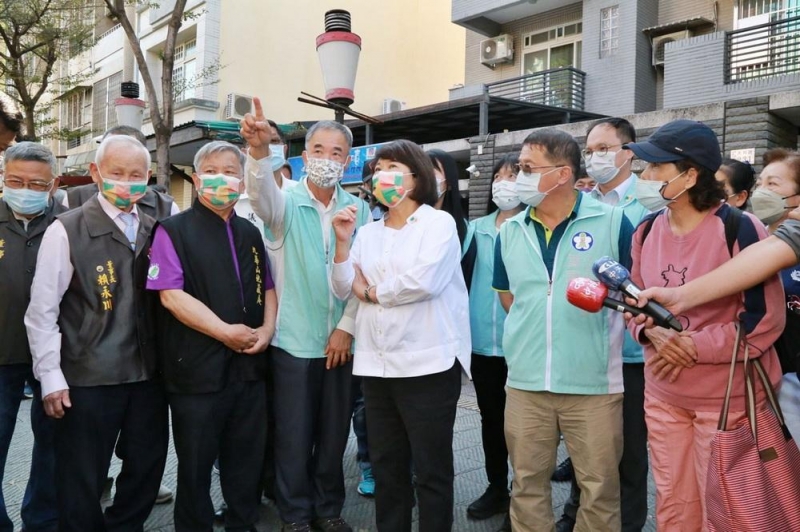玉山旅社等木造建築發生火警 黃敏惠前往慰問火災戶
