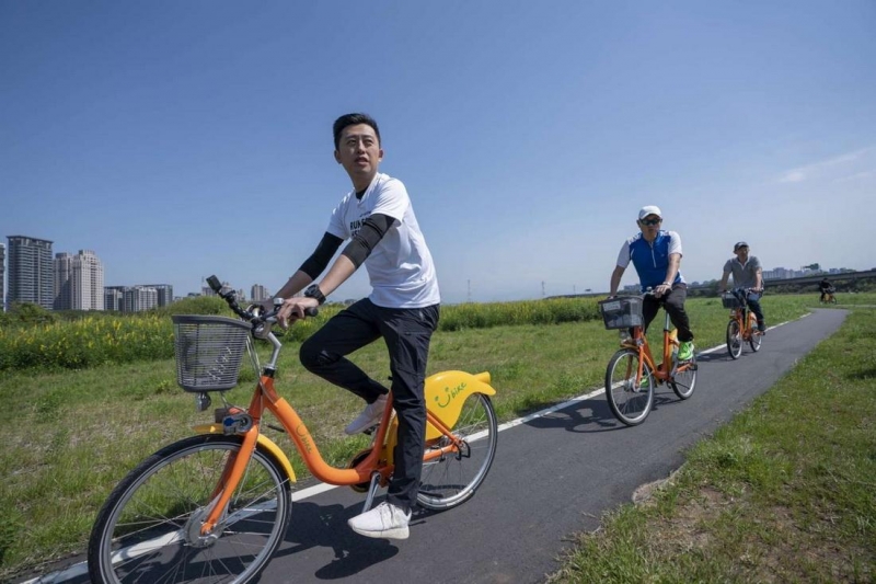 新竹左岸濕地增步道 生態解說平台連假自行車之旅