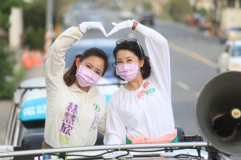 搶救正綠一席客家妹 立院三女神力挺旗美女兒林慧欣