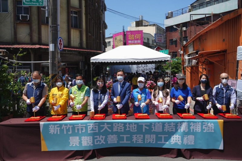 竹市西大路地下道44年首度大規模整修打造新城市通廊