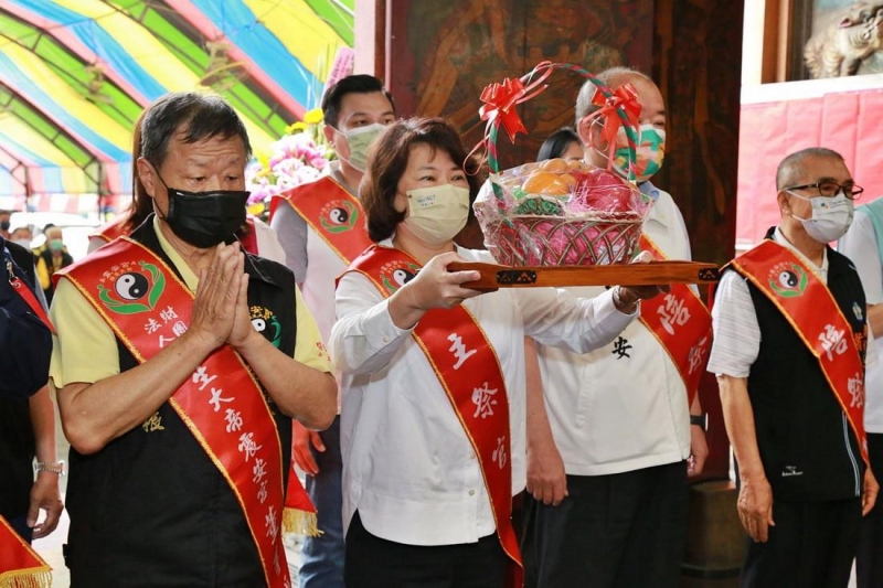 保生大帝聖誕千秋　黃敏惠市長震安宮參拜祈福