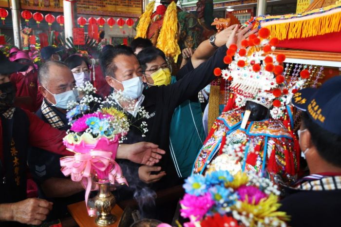 布袋魍港太聖宮明朝媽祖聖誕千秋祝壽遶境