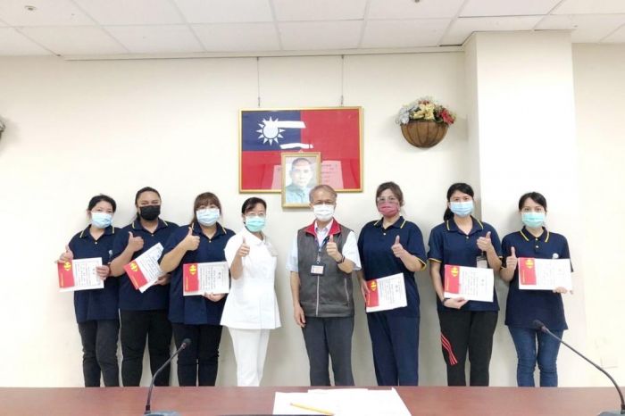 中榮總埔里分院表揚優良照服員