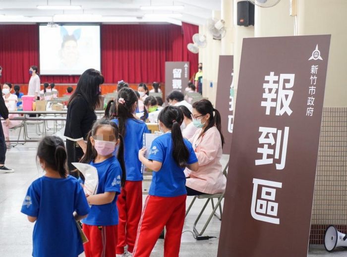 竹市27/28加碼「5歲兒童輝瑞疫苗專案中正疫苗站隨到隨打
