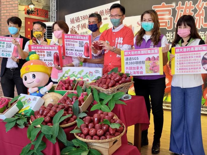 高市府、物產館及議員聯挺 隱形冠軍郭大哥高雄紅蜜蓮霧