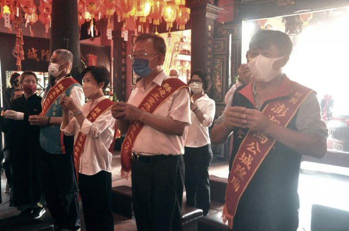 澎湖城隍廟靈應侯壽誕 賴峰偉祈求驅瘟除疫保境佑民