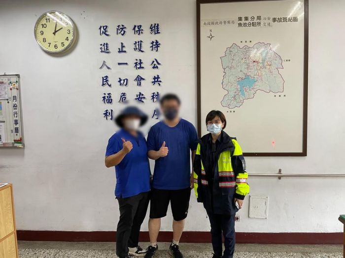 登山客雨天迷失山徑 集集警積極協助脫困
