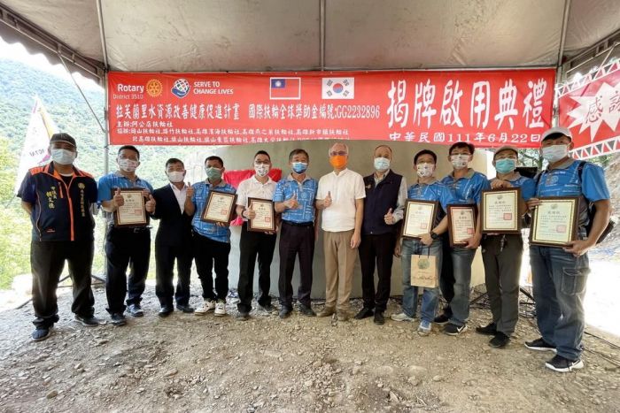 高雄市阿公店扶輪社 送愛拉芙蘭捐贈百噸水池