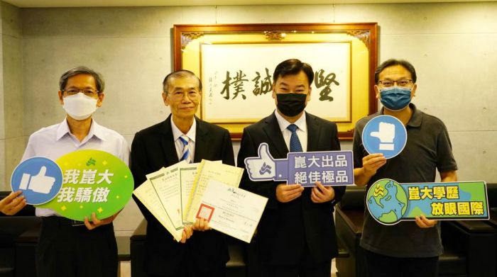 崑山科大胡福文18年獲5張畢業證書 71歲取得博士學位