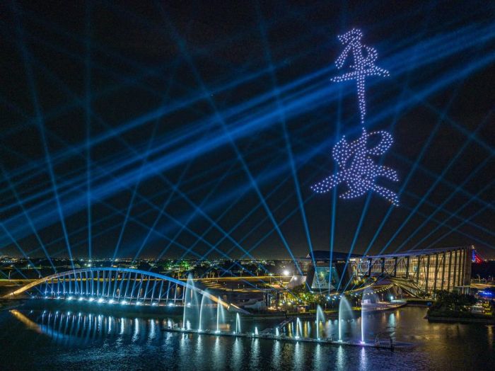 故宮南院2022無人機首演 平安天燈照亮仲夏夜
