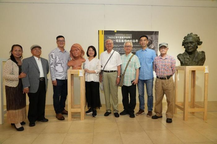 「田文筆－向百位當代藝術家致敬雕塑巡迴展」即日起國父紀念館展出
