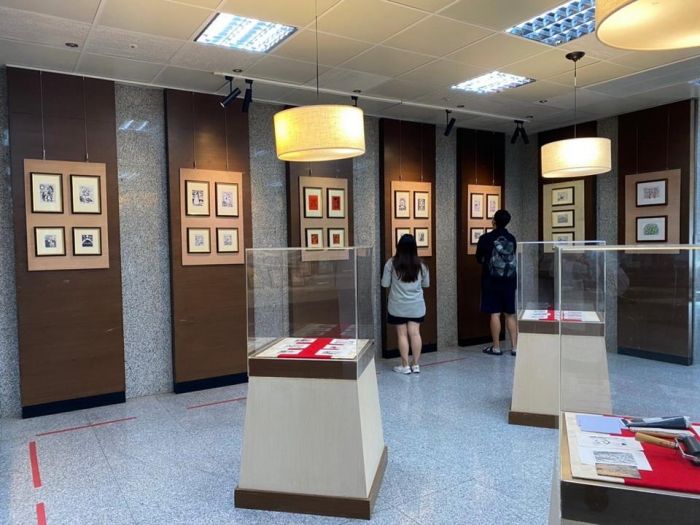 金門大學在尚義機場藝廊辦理版畫展  歡迎各界蒞臨指導