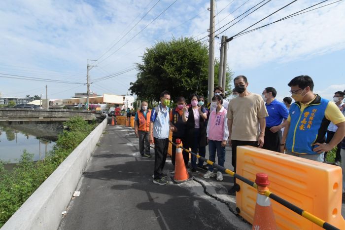 改善大村排水護岸及道路 工程總投入3,785萬6,000元
