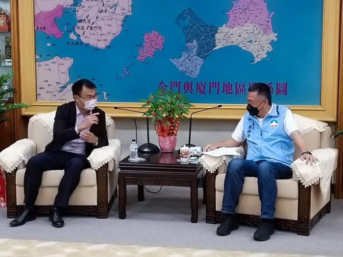 農委會主委陳吉仲蒞金 與在地農民座談交流