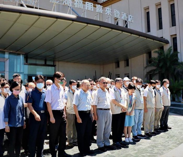 柯文哲率團抵澎湖交流活動 賴峰偉熱誠接待