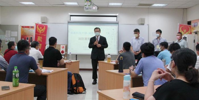 台積電委託吳鳳科大消防系舉辦「消防實務訓練」