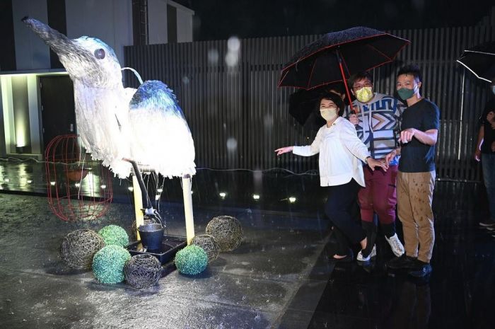 神隱天臺暗光鳥吸睛 市長黃敏惠創意點亮嘉義夜間新生活