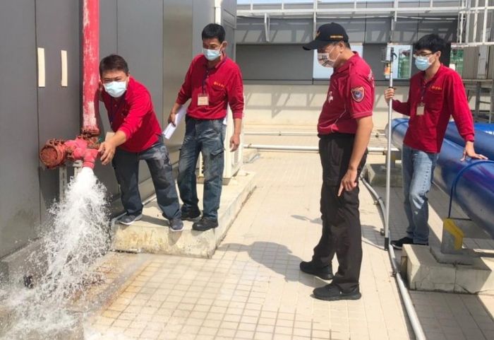 澎湖縣消防局執行公共場所消防安全檢查勤務