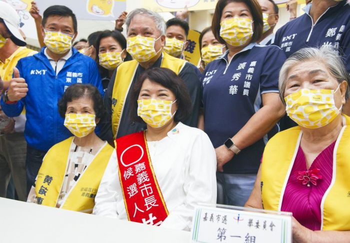 嘉義市長黃敏惠完成登記 爭取連任 讓嘉義成為台灣新都心