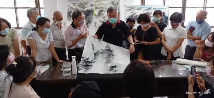 屏東縣青溪新文藝學會 筆情墨意雅集活動學員獲益良多