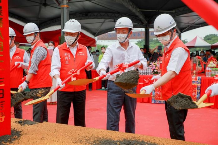 嘉義縣產業廊帶啟動 中埔水上產業園區動土儀式