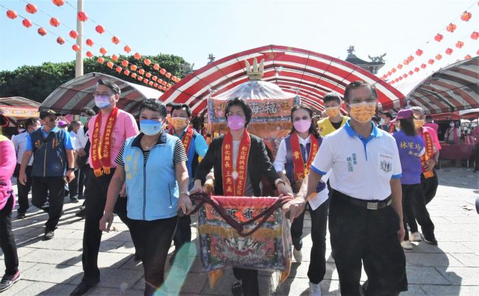 彰化縣媽祖祈福文化節起駕 13尊媽祖聯合繞境消災祈福
