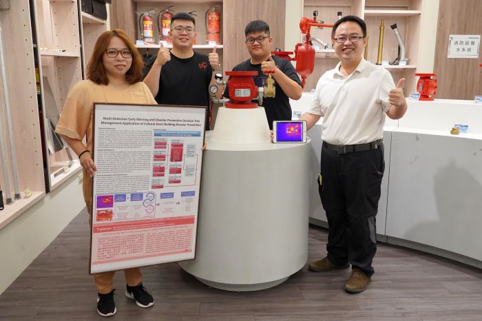 古蹟智慧防災  大葉大學消防學程烏克蘭發明展奪金