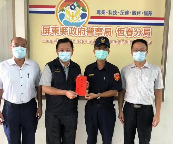 國慶連假恆春與枋寮警揮汗執勤 屏警長慰勤同仁辛勞