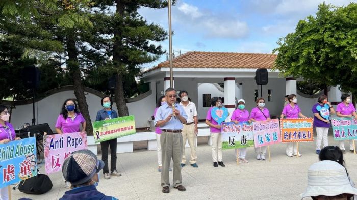 街坊出招反暴力 賴峰偉籲從自我做起 建構無暴家園