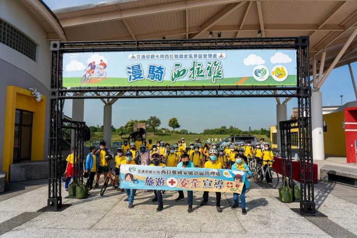 西拉雅管理處結合官田、吉貝耍國小騎乘體驗單車漫遊畢業之旅