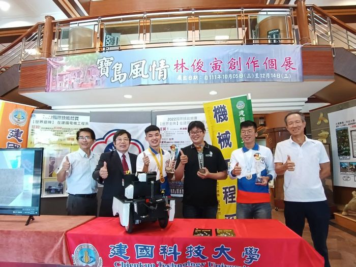 2022SKILL國際技能競賽 建國科技大學成績斐然獲一金一銀