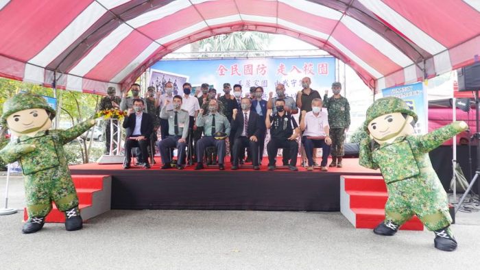 吳鳳科大深耕全民國防教育 邀陸軍五二工兵群蒞校國防展演