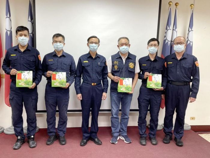 查賭緝毒有功 警察局長頒獎表揚有功人員