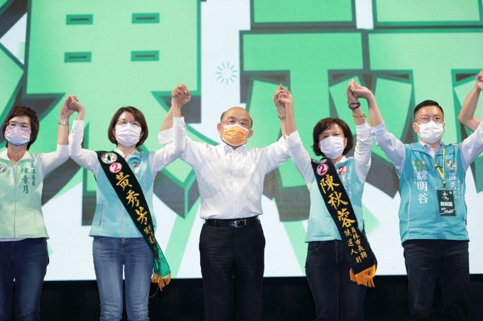 蘇貞昌首度輔選黃秀芳  呼籲給彰化一個新的機會