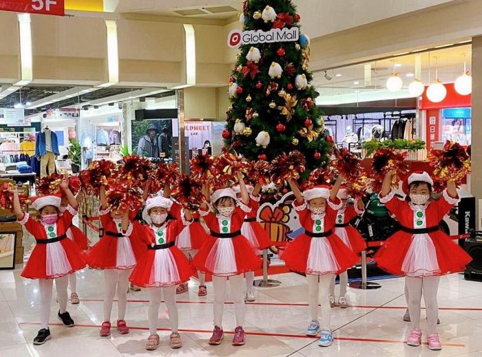 Global Mall屏東市迎接聖誕節 打造環抱GREEN耶誕童樂園