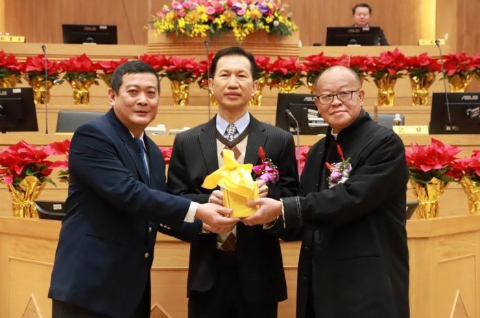 嘉義縣議會第20屆議員宣誓就職典禮  張明達、陳怡岳連任正副議長