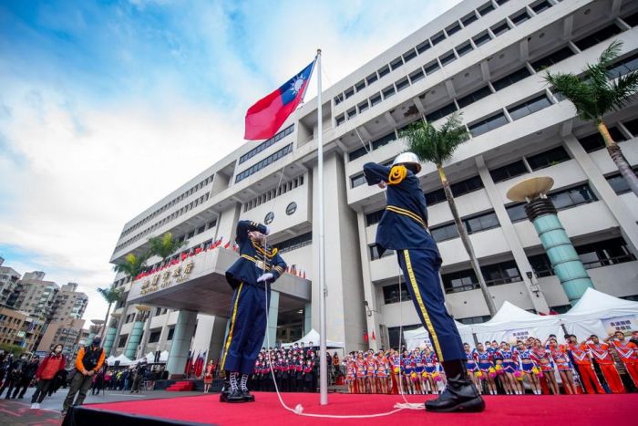 桃市112年元旦升旗　張善政期許不分黨派同心為桃園打拚