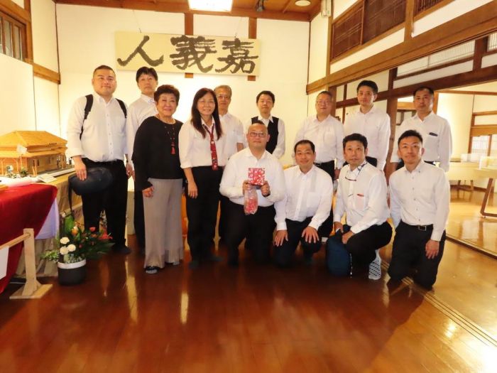 日本人來台研討會 來嘉參觀檜木建築模型屋展