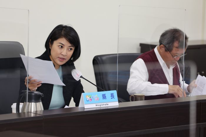 許淑華首召開縣務會議 研議暫緩身心障中心及收費