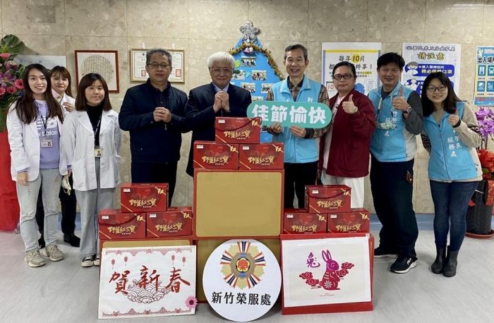 新竹榮服處舉辦玉兔迎新年 春節慰問 陪伴榮民眷喜迎新年