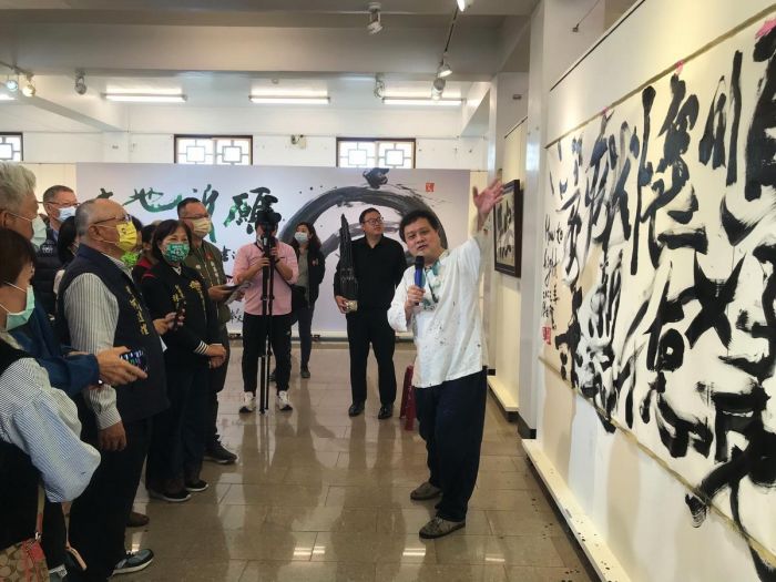 新港奉天宮「大地祈願」陳世憲意象書法展